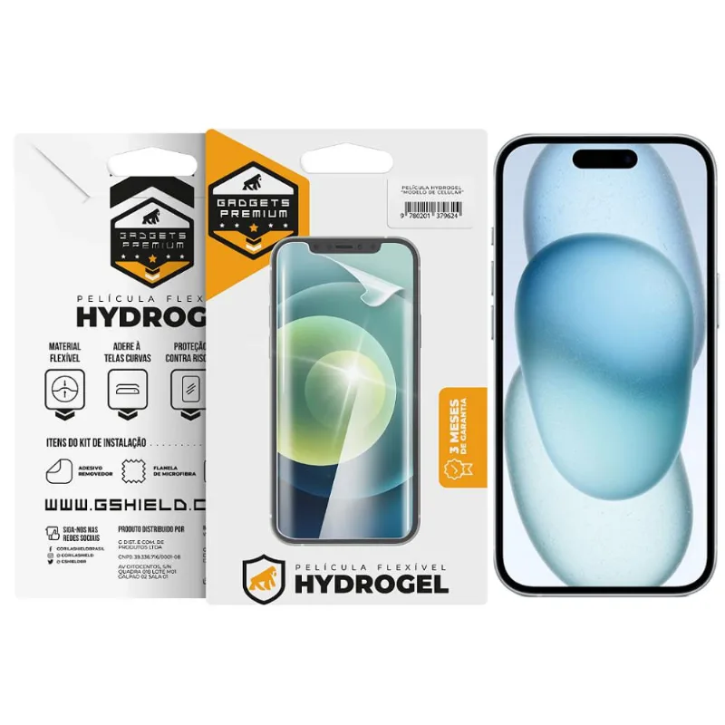 Película para iPhone 15 Plus - Hydrogel Gamer Fosca - Gshield - Gshield