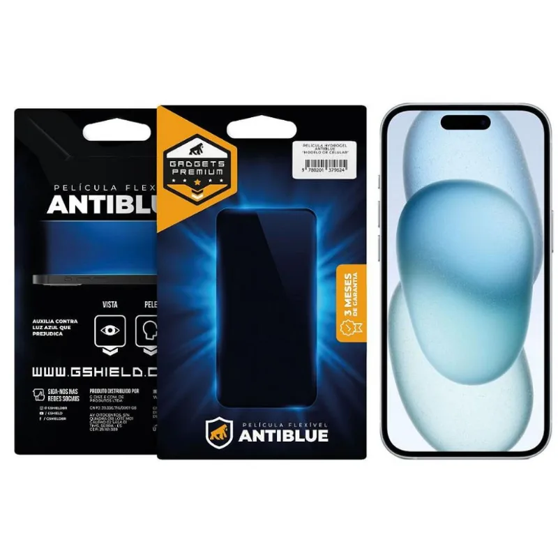 Película para iPhone 15 Plus - AntiBlue - Gshield