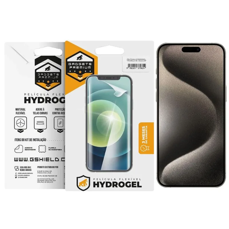Película para iPhone 15 Pro Max - Hydrogel Gamer Fosca - Gshield - Gshield