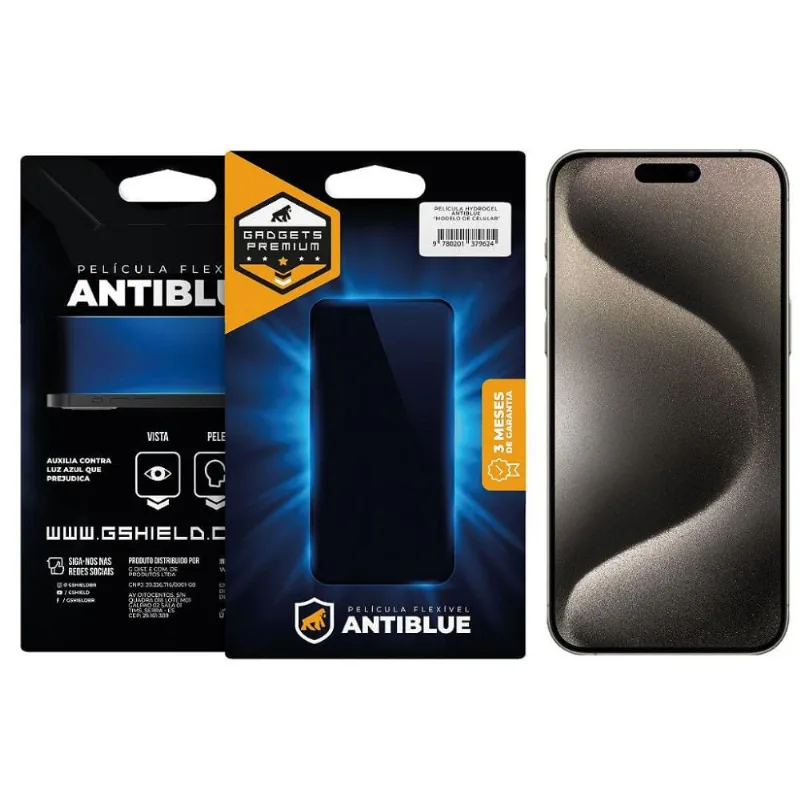 Película para iPhone 15 Pro Max - AntiBlue - Gshield - Gshield