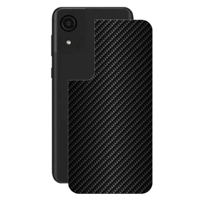 Película para Samsung Galaxy A03 Core - Traseira de Fibra de Carbono Preta - Gshield - Gshield
