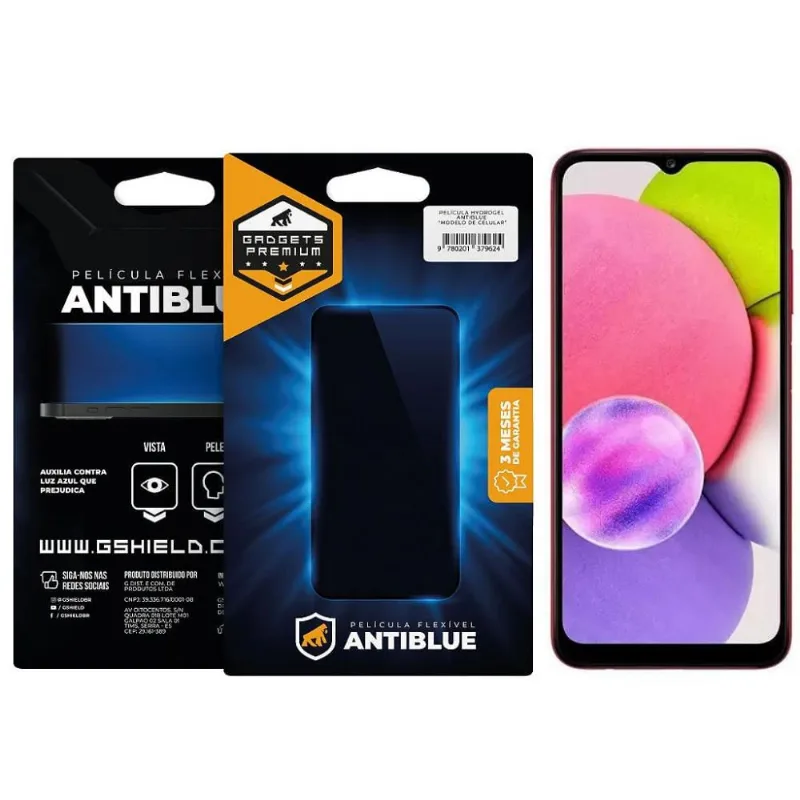 Película para Samsung Galaxy A03s - AntiBlue - Gshield - Gshield