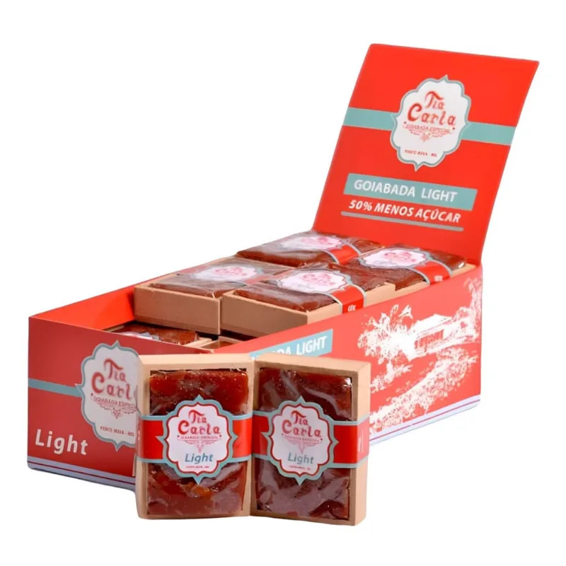 Goiabada Cascão Light tia carla Display 24x40g