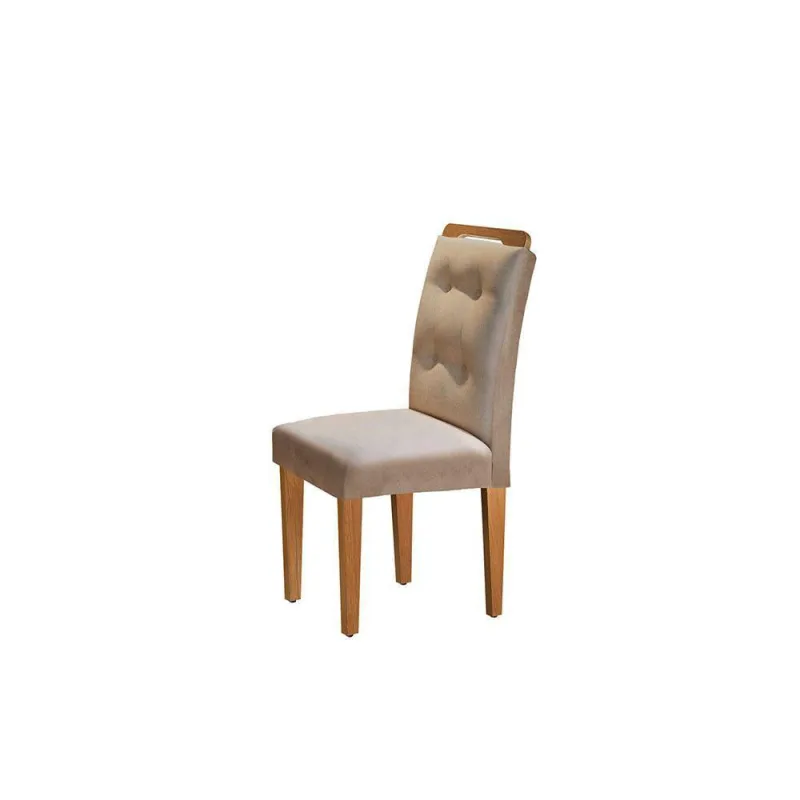Conjunto Com 4 Cadeiras Para Sala De Jantar Carol Rufato Imbuia/turim 07 - Móveis Rufato