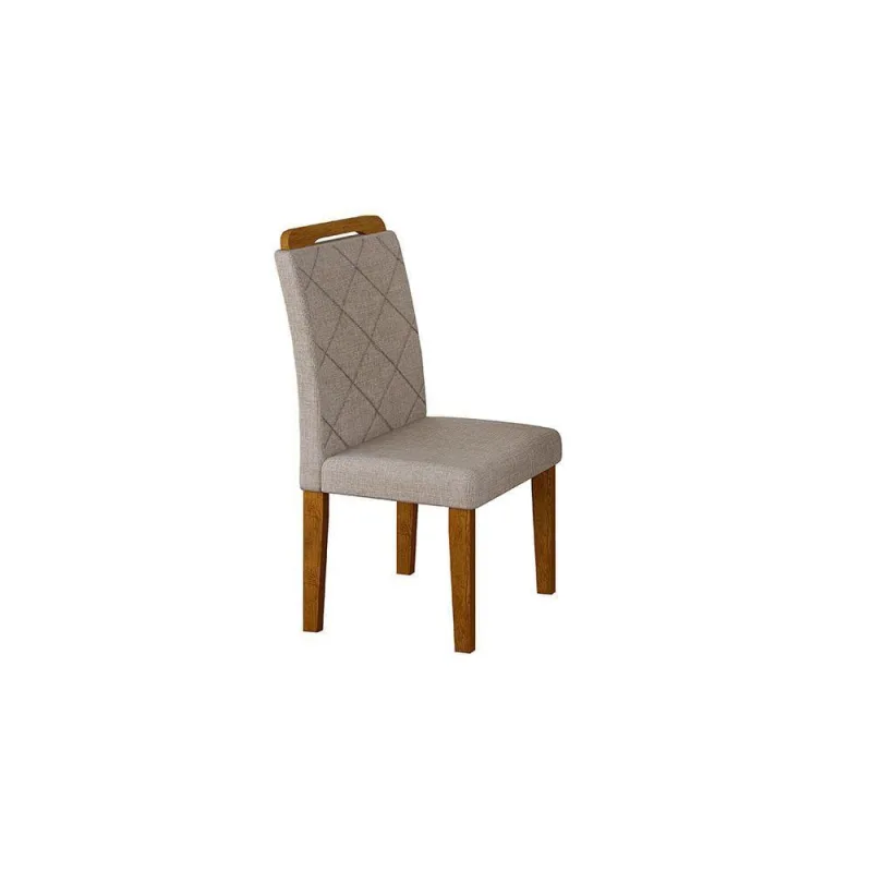 Conjunto Com 4 Cadeiras Para Sala De Jantar Melissa Rufato Imbuia/turim 07 - Móveis Rufato - Móveis