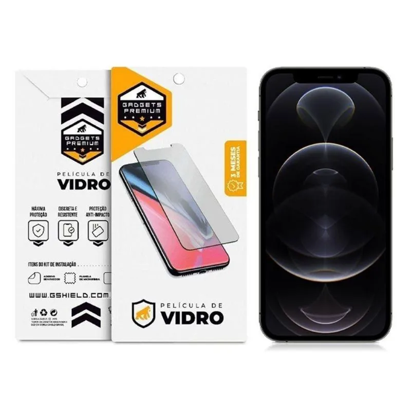 Película De Vidro Dupla Para iPhone 12 Pro - Gshield
