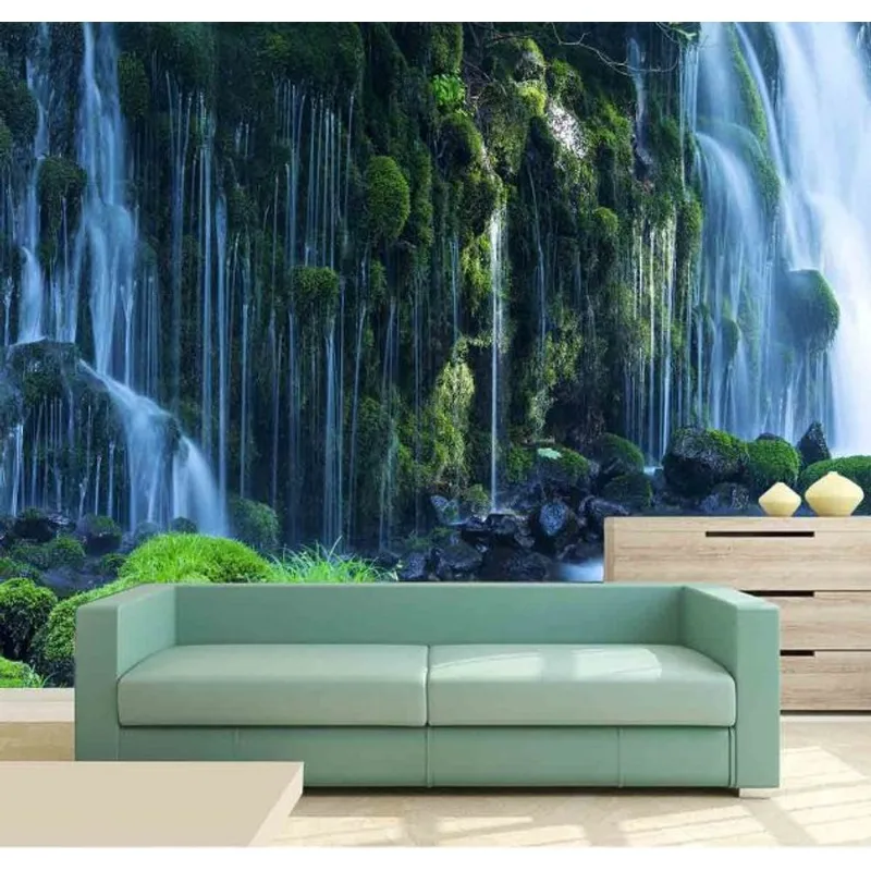 Papel De Parede - Paisagens Cachoeira 2m² Na 80