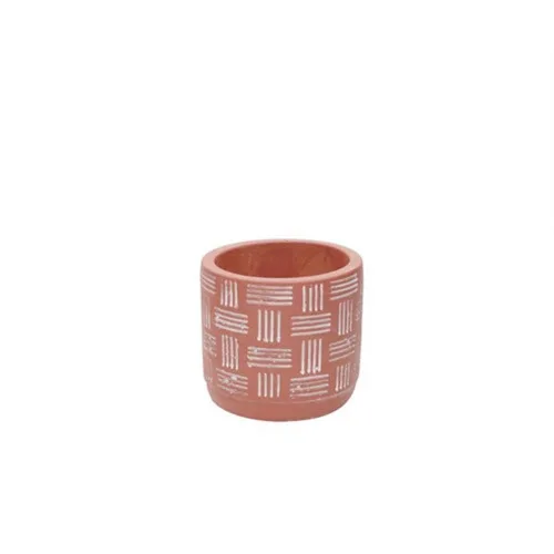 Cachepot Cimento 10432 2 Vermelho