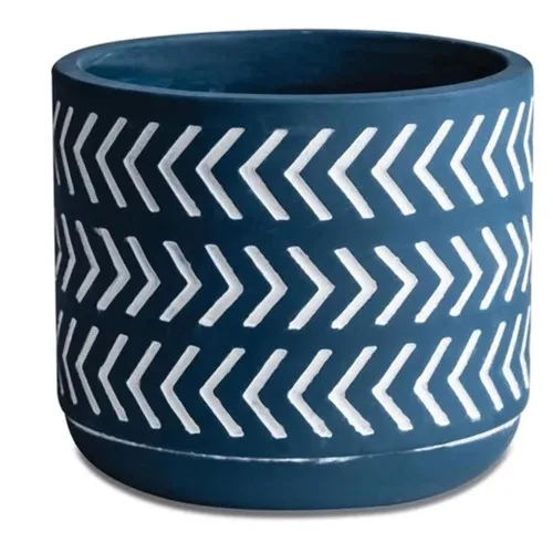 Cachepot Cimento 10452 3 Azul