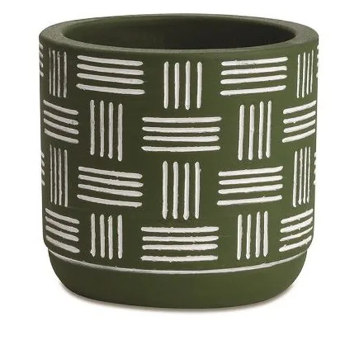 Cachepot Cimento 10456 2 Oliva