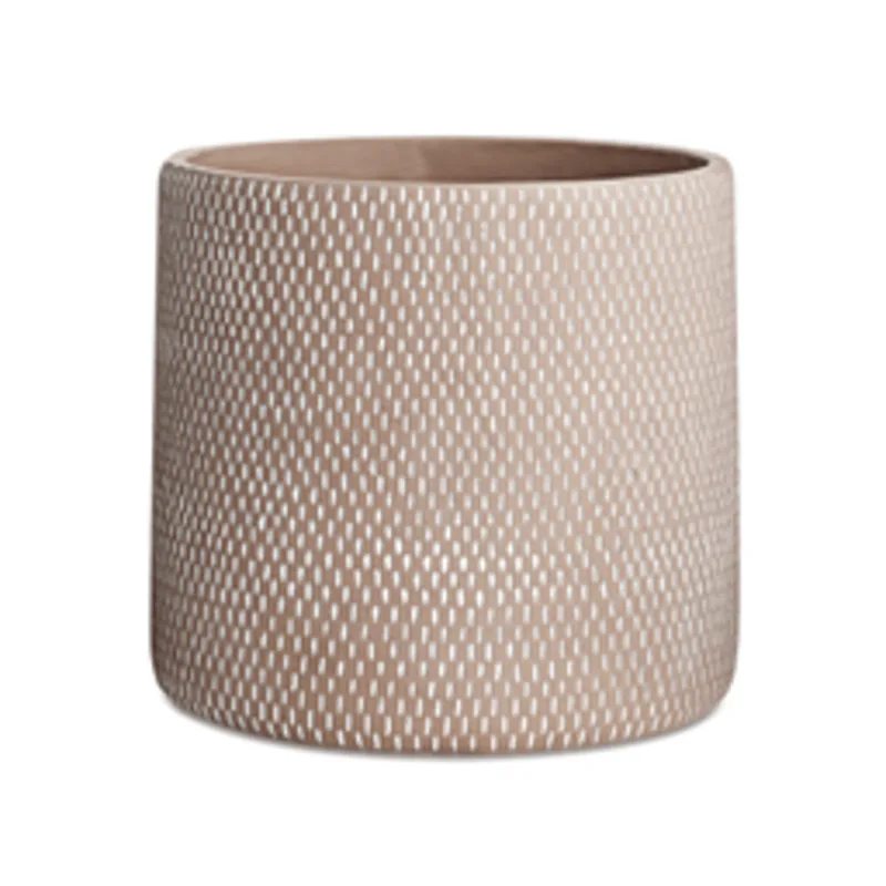 Cachepot Em Cimento P Nude 17,5x19x19cm Mart