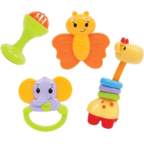 CONJUNTO DE CHOCALHOS BABY FUN BUBA - Buba - Livros E Papelaria