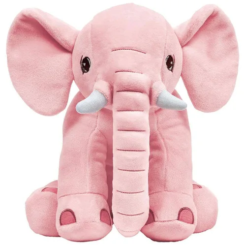 PELÚCIA 30CM - ELEFANTINHO ROSA - BUBA - BUBA