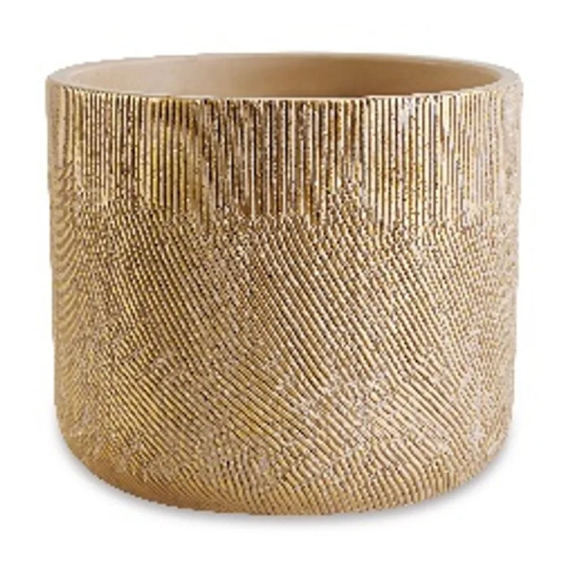 Cachepot Em Cimento M Nude 15,5x18x18cm Mart