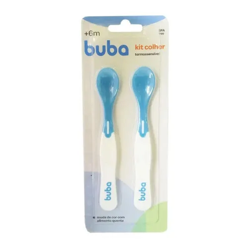 COLHERES DE TREINAMENTO - TERMOSSENSÍVEIS - AZUL - BUBA