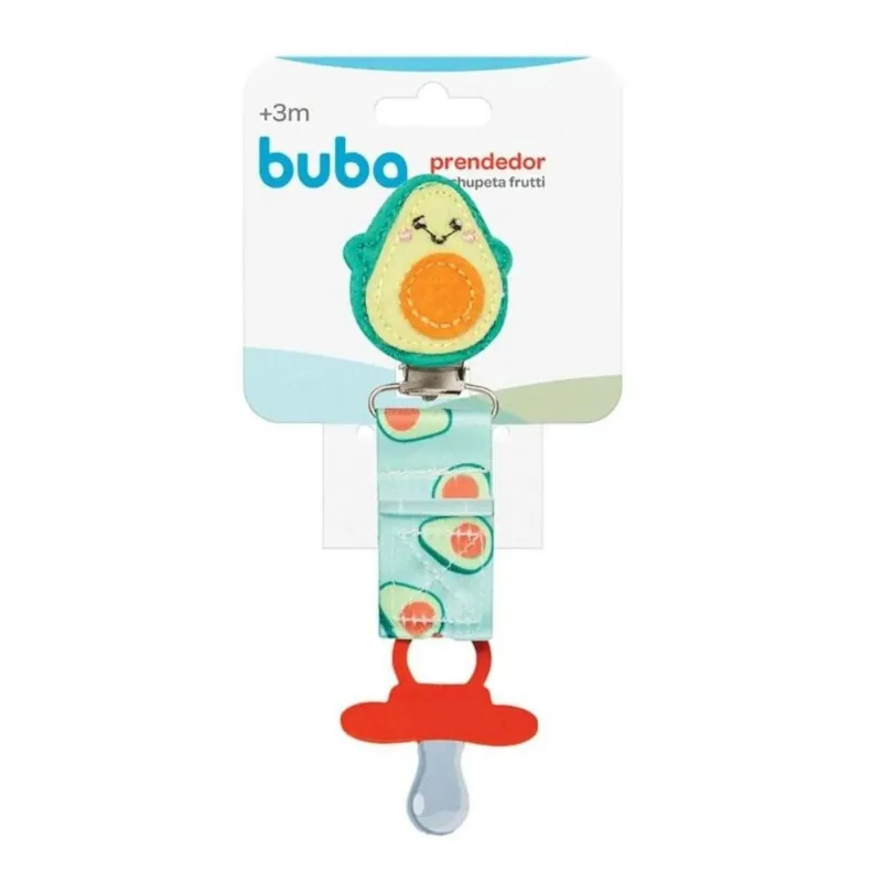 Prendedor de Chupeta Frutti Avocado Buba