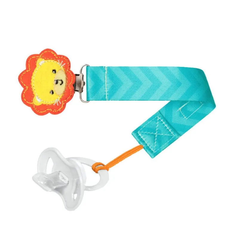 Prendedor de Chupeta Animal Fun Leão - Buba