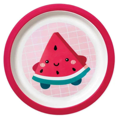 PRATINHO INFANTIL RASO FRUTTI MELANCIA BUBA