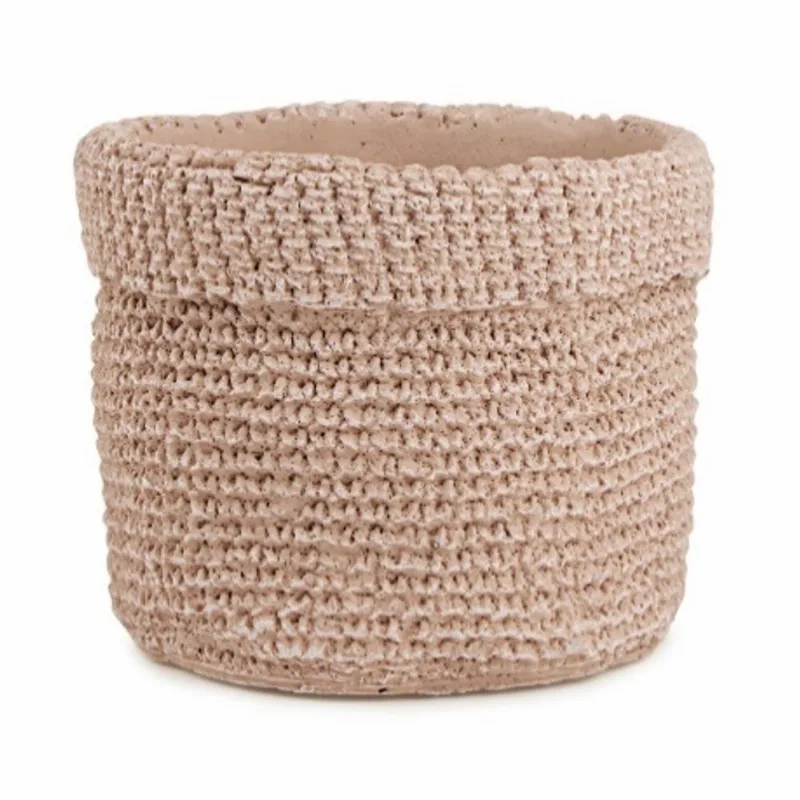 Cachepot em Cimento Bege Mart