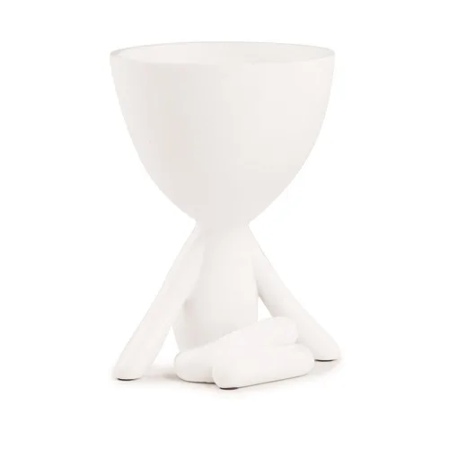 VASO EM POLIRESINA BRANCO COD12403