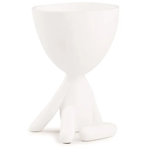 VASO EM POLIRESINA BRANCO COD12407