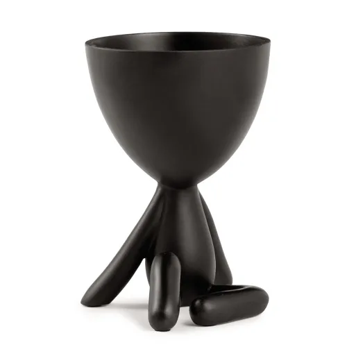 VASO BONECO ROBERT PLANT -  DESCANSANDO PRETO