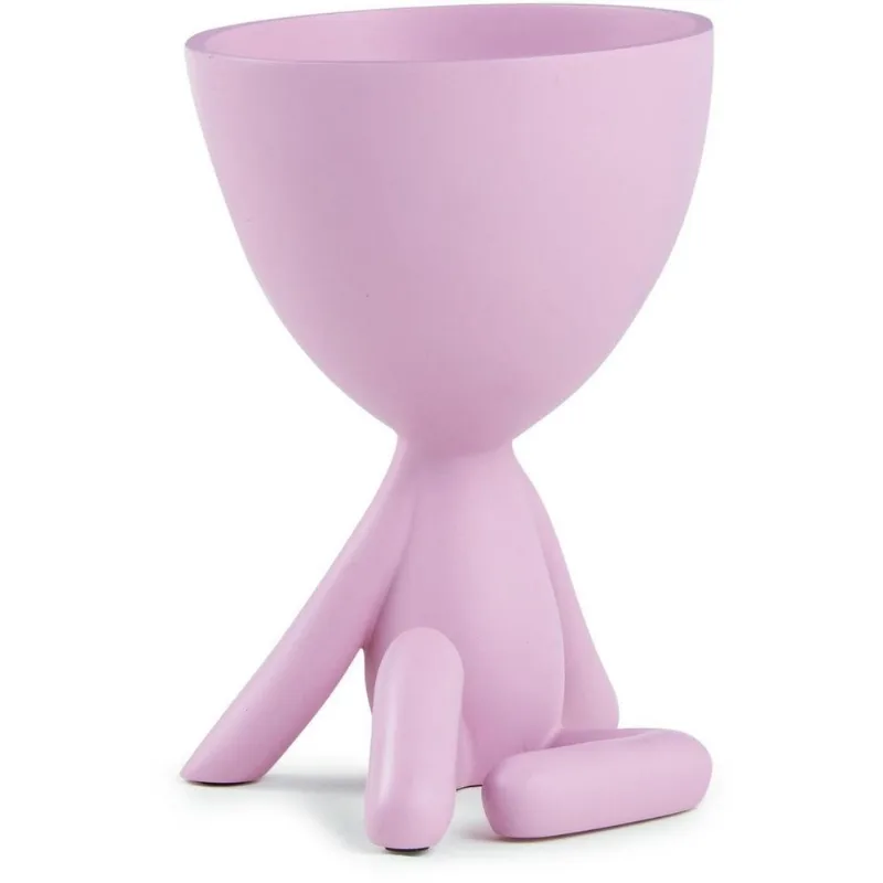 Vaso Decorativo Mart Collection Poliresina Rose 10x14,5x10cm