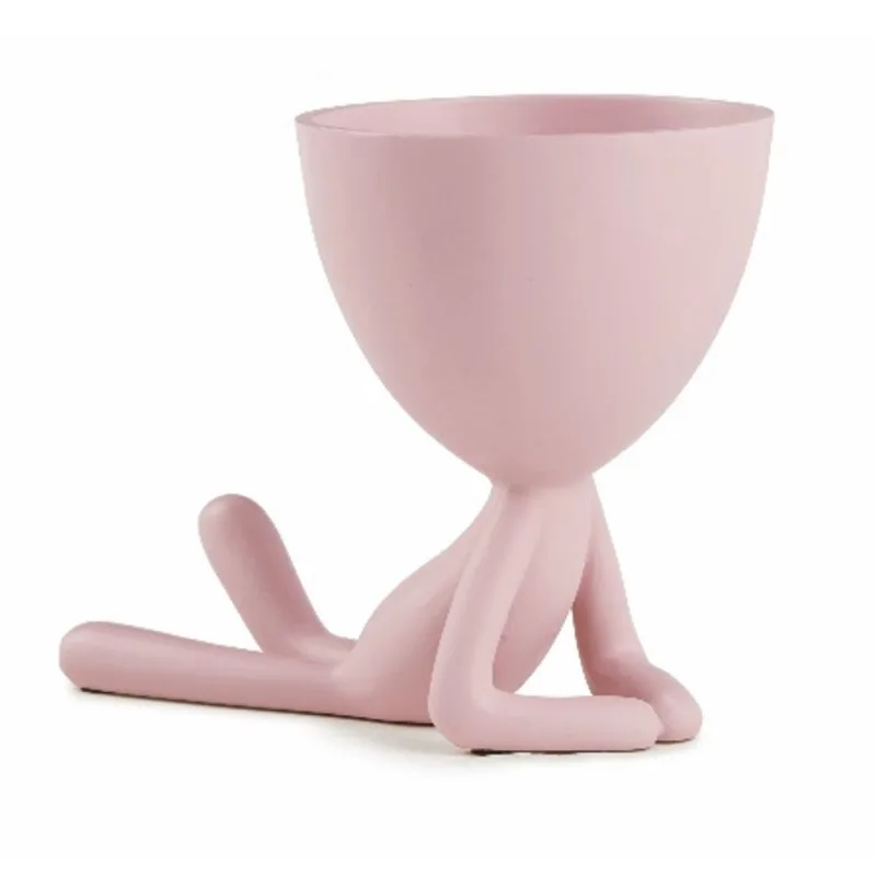 Vaso em Poliresina Rosé Mart