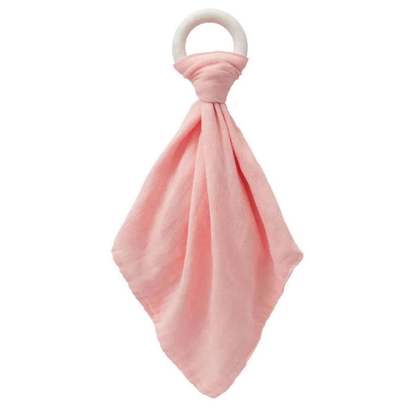 Naninha com Mordedor Argola Rosa Branco - Buba