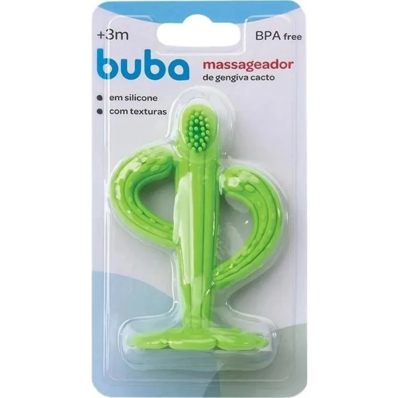 MASSAGEADOR DE GENGIVA CACTO - BUBA