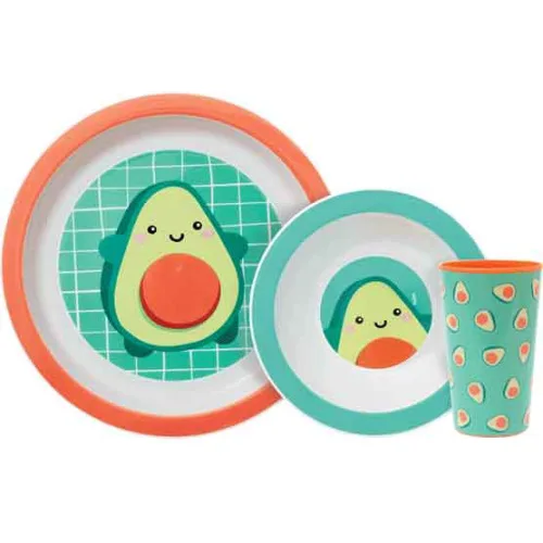 KIT REFEICAO FRUTTI AVOCADO BUBA