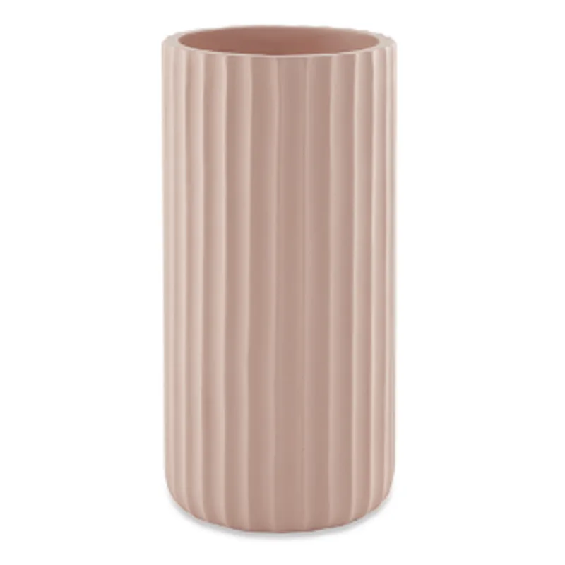Cachepot de cimento 24x12cm rosa Mart