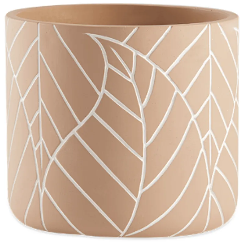 Cachepot de cimento 17X19cm nude Mart