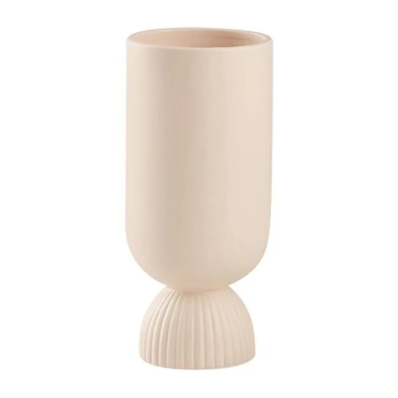 Vaso de ceramica 25X11cm nude Mart