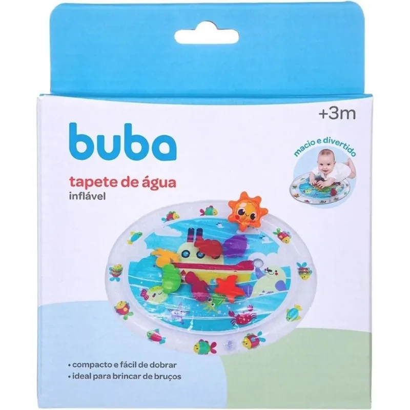 Tapete De Água Inflável Sensorial e Interativo 3m+ Buba