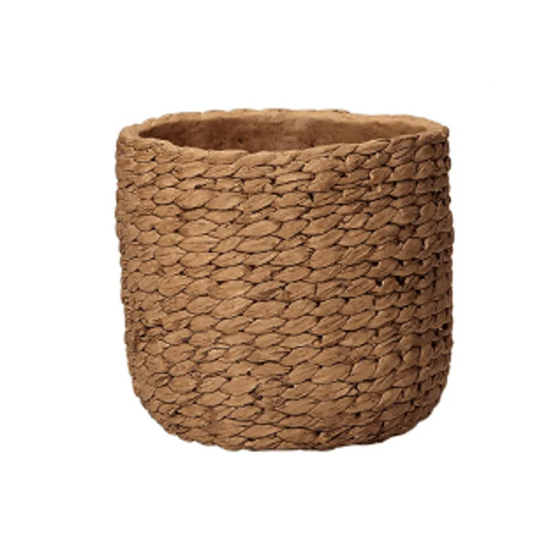 Cachepot de cimento 16X15,5cm marron Mart