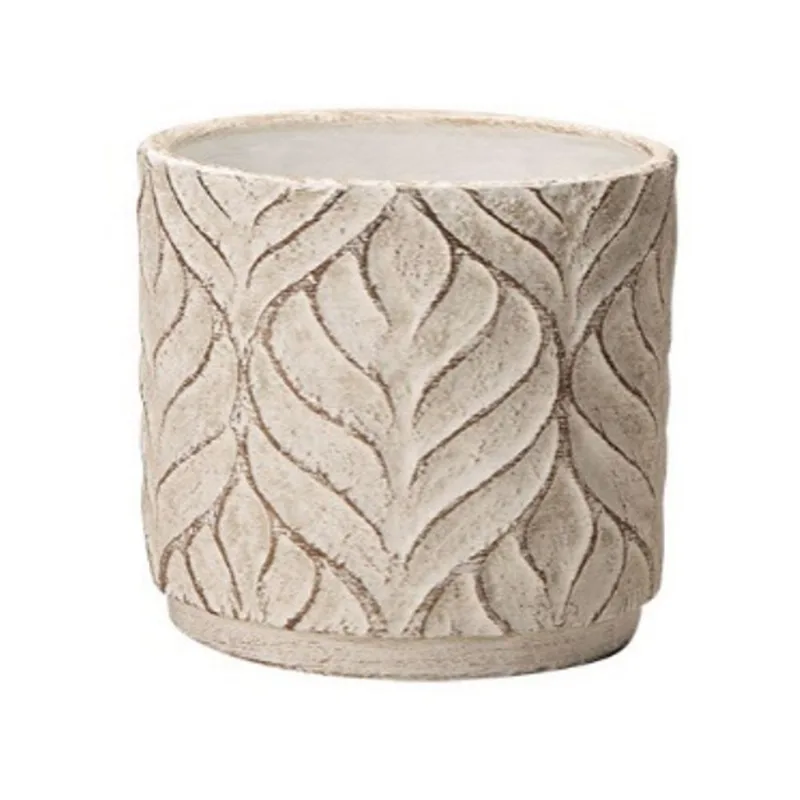 Cachepot Em Cimento Verde 13x14x14cm Mart