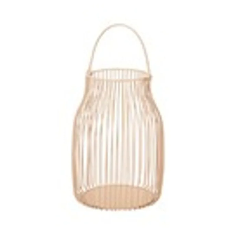 Lanterna em Metal 30x18cm Bege Mart
