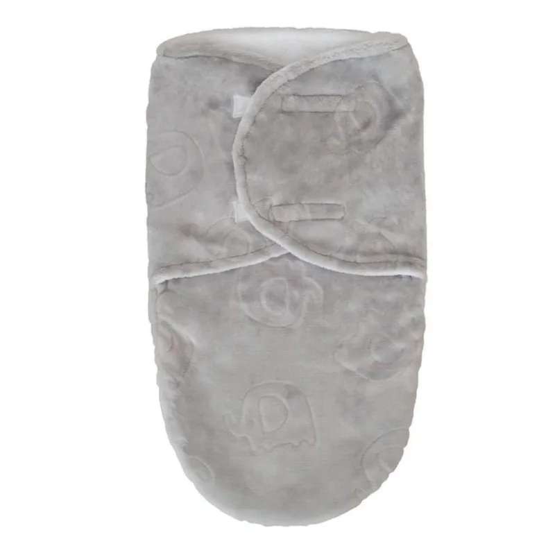 Saco De Dormir Baby Super Soft Cinza Buba Único