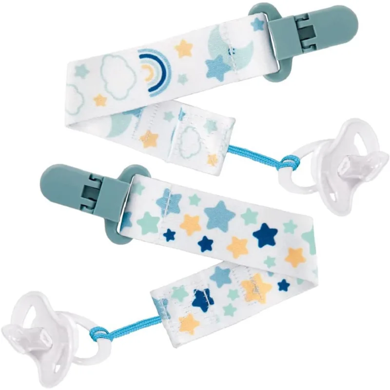 Kit com dois prendedores para Chupeta Estrelinha 14499-Buba
