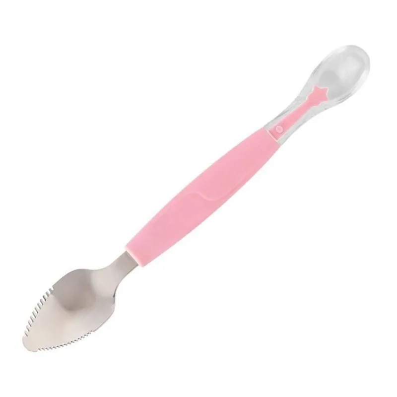 Colher 2 em 1 Buba - ROSA