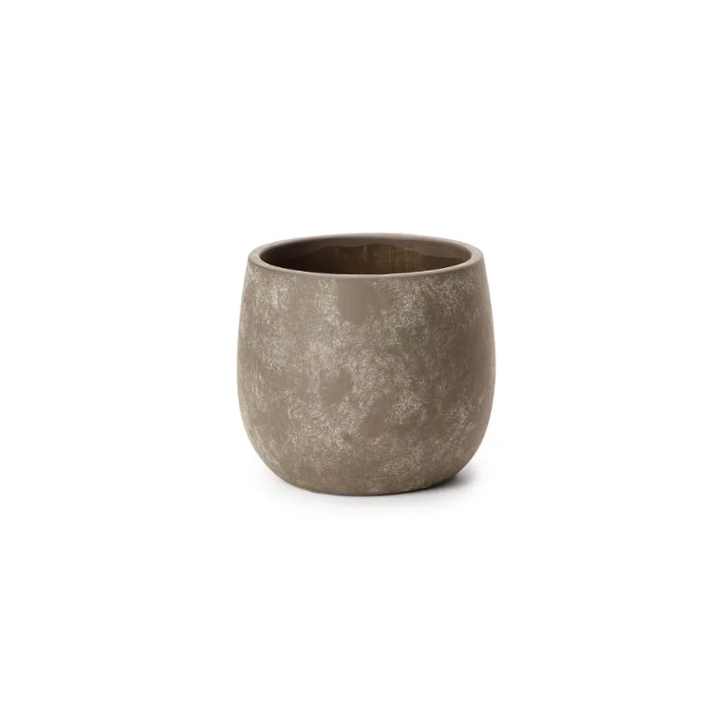 Cachepot Em Cimento Verde 13X 15X 15Cm
