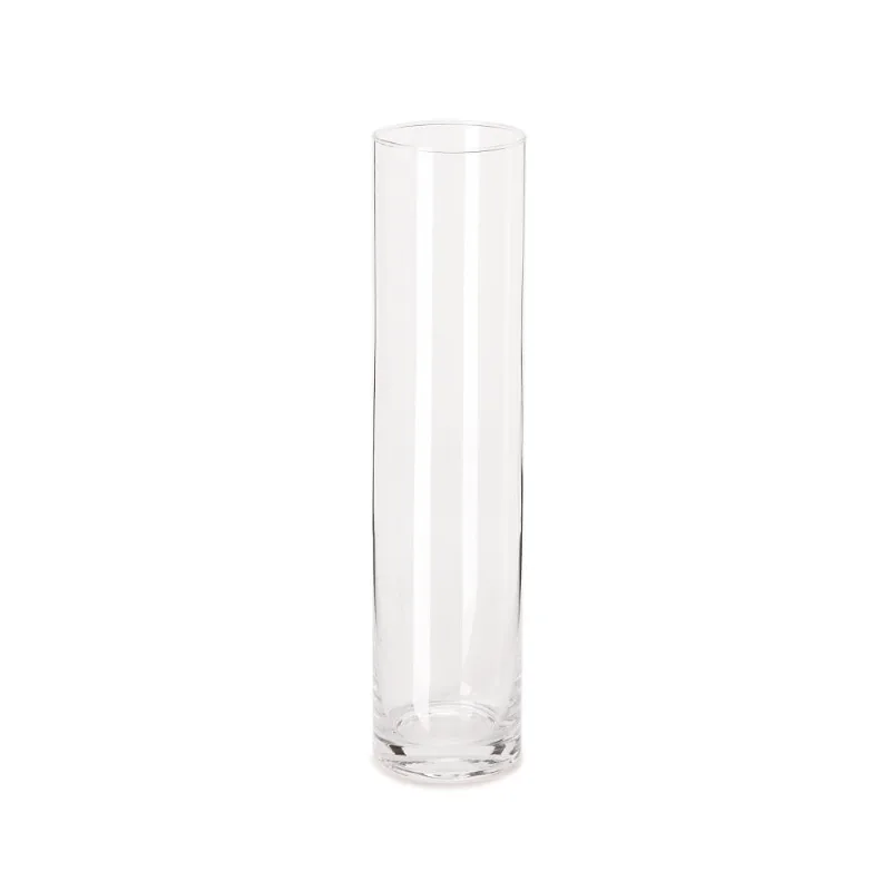 Vaso Em Vidro Transparente 38X 9X 9Cm