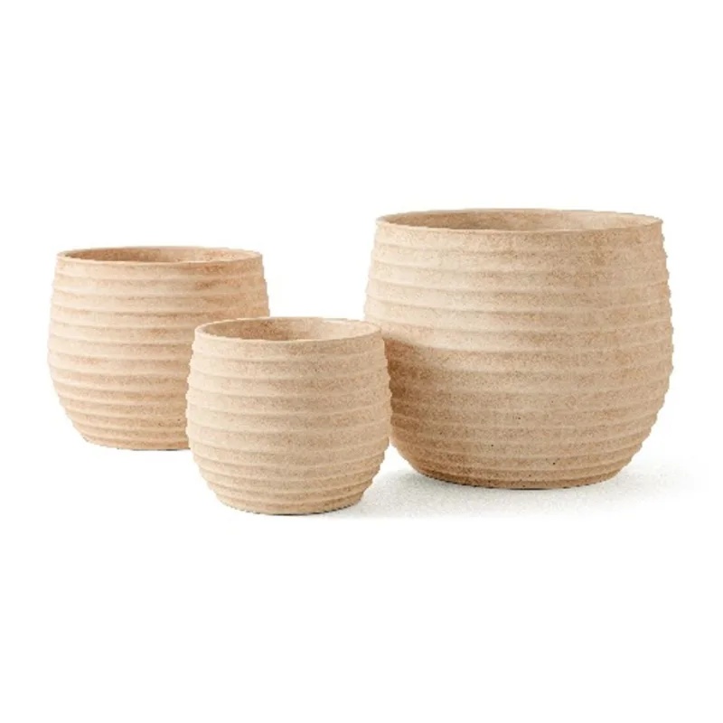 Cachepot Em Cimento P Off White 13x15x15cm Mart