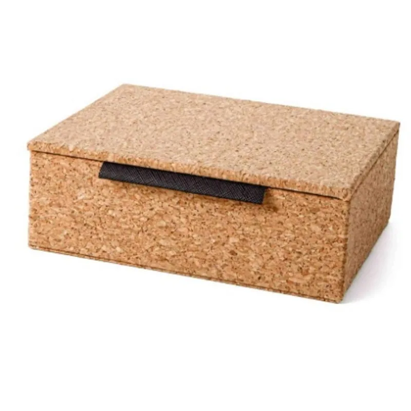 Caixa em mdf com revestimento em cortiça- Mart decorar e organizar - 5X12X15cm