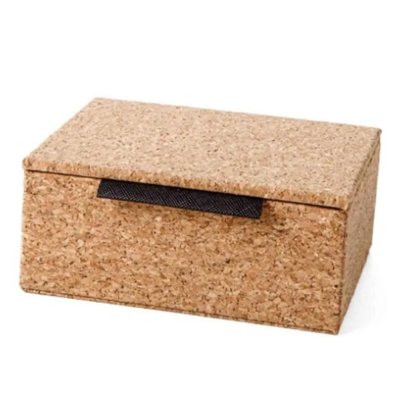Caixa em mdf com revestimento em cortiça - Decora e Organiza - Mart - 5X9X12 cm