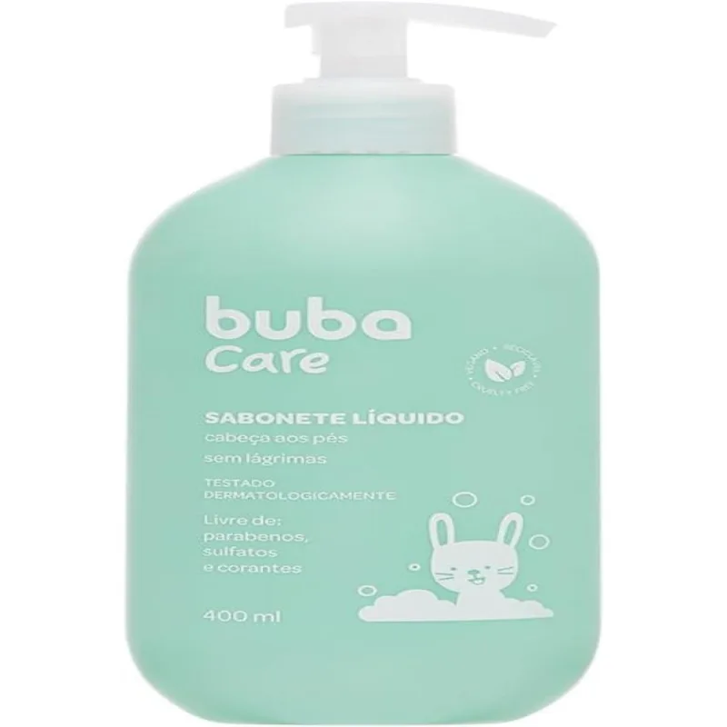 Sabonete Líquido Cabeça aos Pés Infantil 400ml - Buba Care