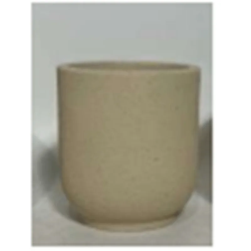 Cachepot Em Cimento Areia 10X 11X 11Cm