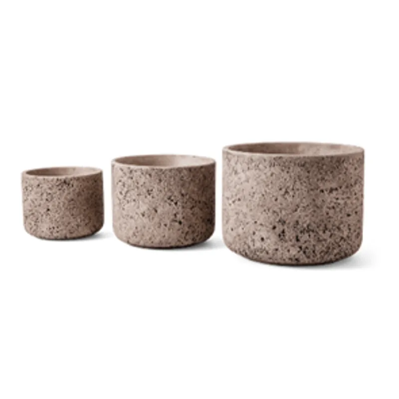 Cachepot em cimento P cinza 11x13x13cm Mart