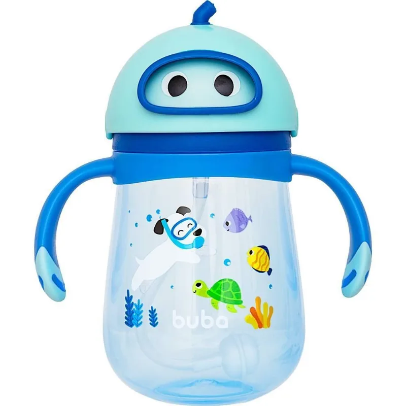 Copo Com Válvula Anti-Cólica Buba - Azul Claro
